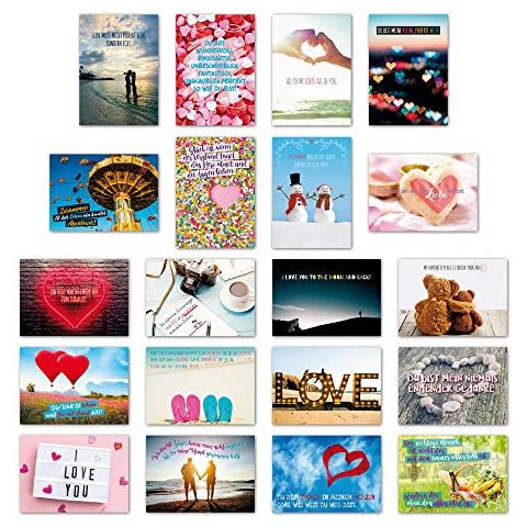 Lot de 20 cartes postales ewtshop® Cover