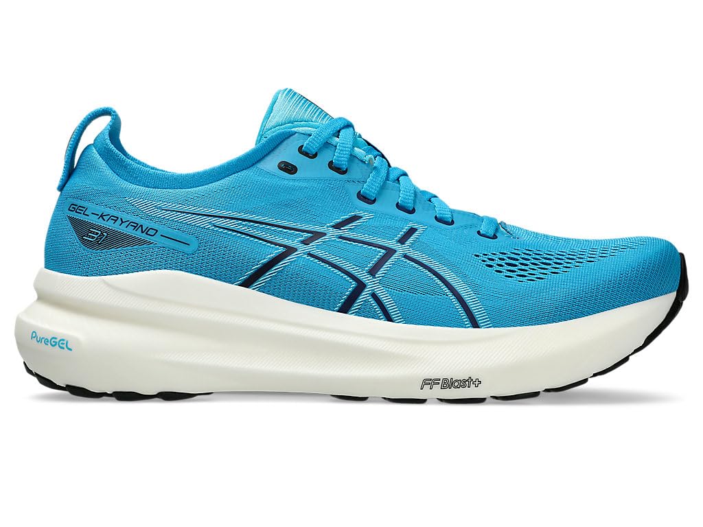 ASICS Men's Gel-Kayano 31 Sneaker 42 EU Digital Aqua Bright Cyan