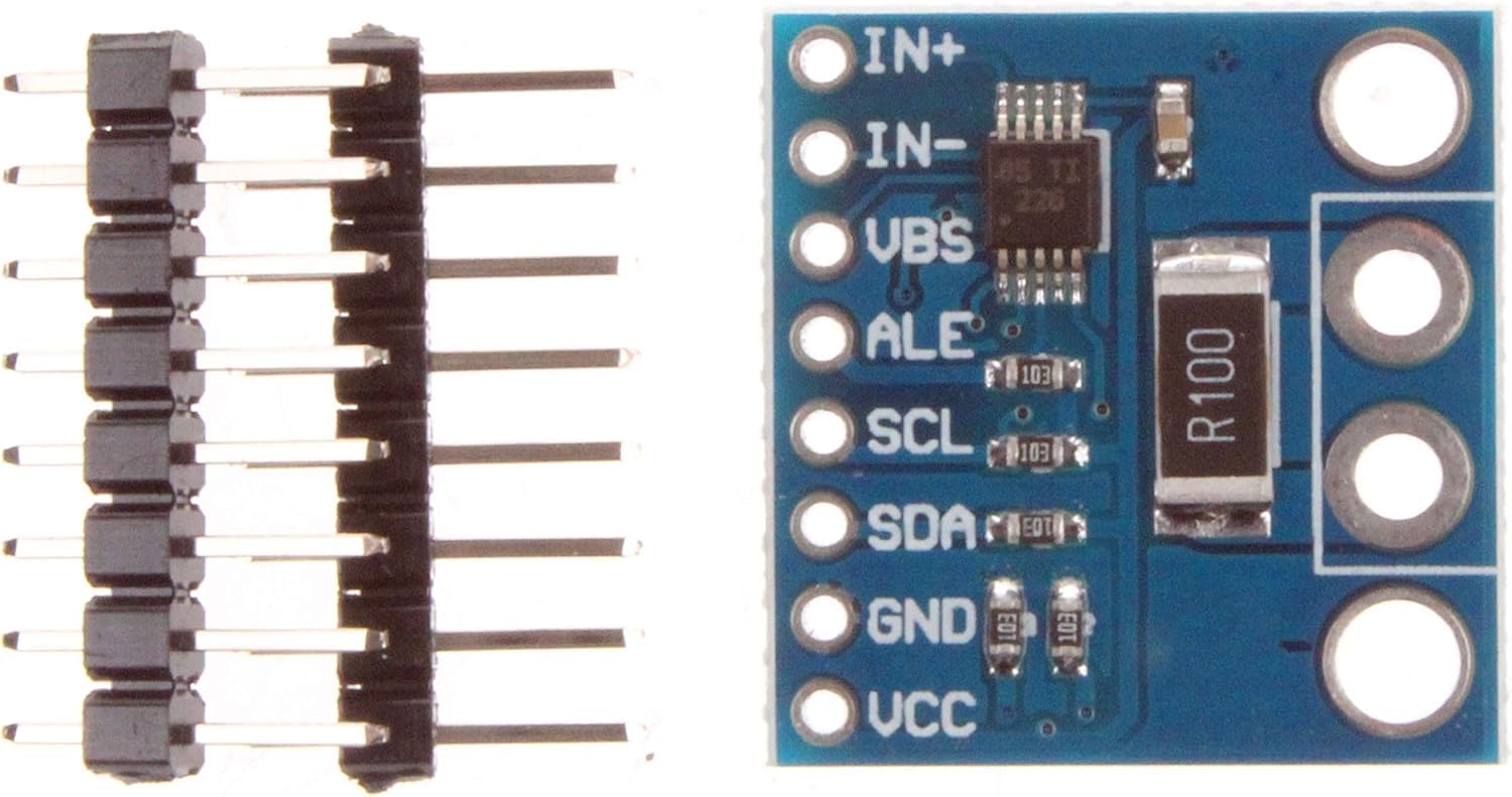 IDUINO INA226 Bi-Directional Current and Power Monitor Module High-Side or Low-Side Measurement with IIC Compatible Interface Senses Bus Voltages from 0V to 36V-image-37