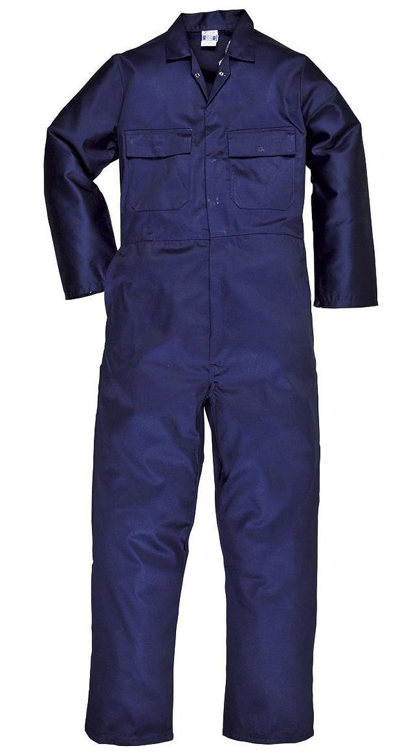 Unisex Protective Safety Work Wear with Press Studs & Elasticated Waist