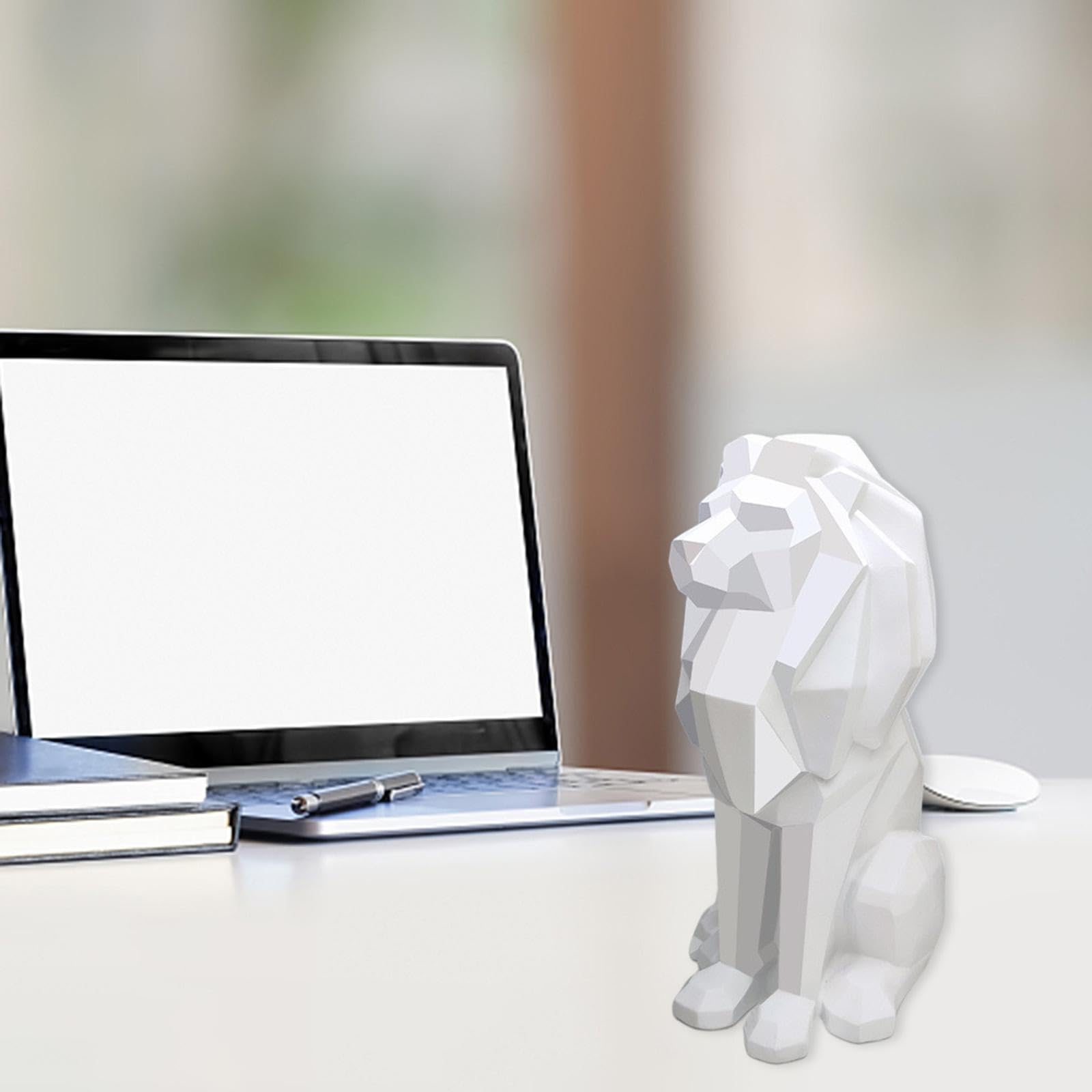 Figurine de Lion de Style Nordique, Sculpture Animale, Cadeau
