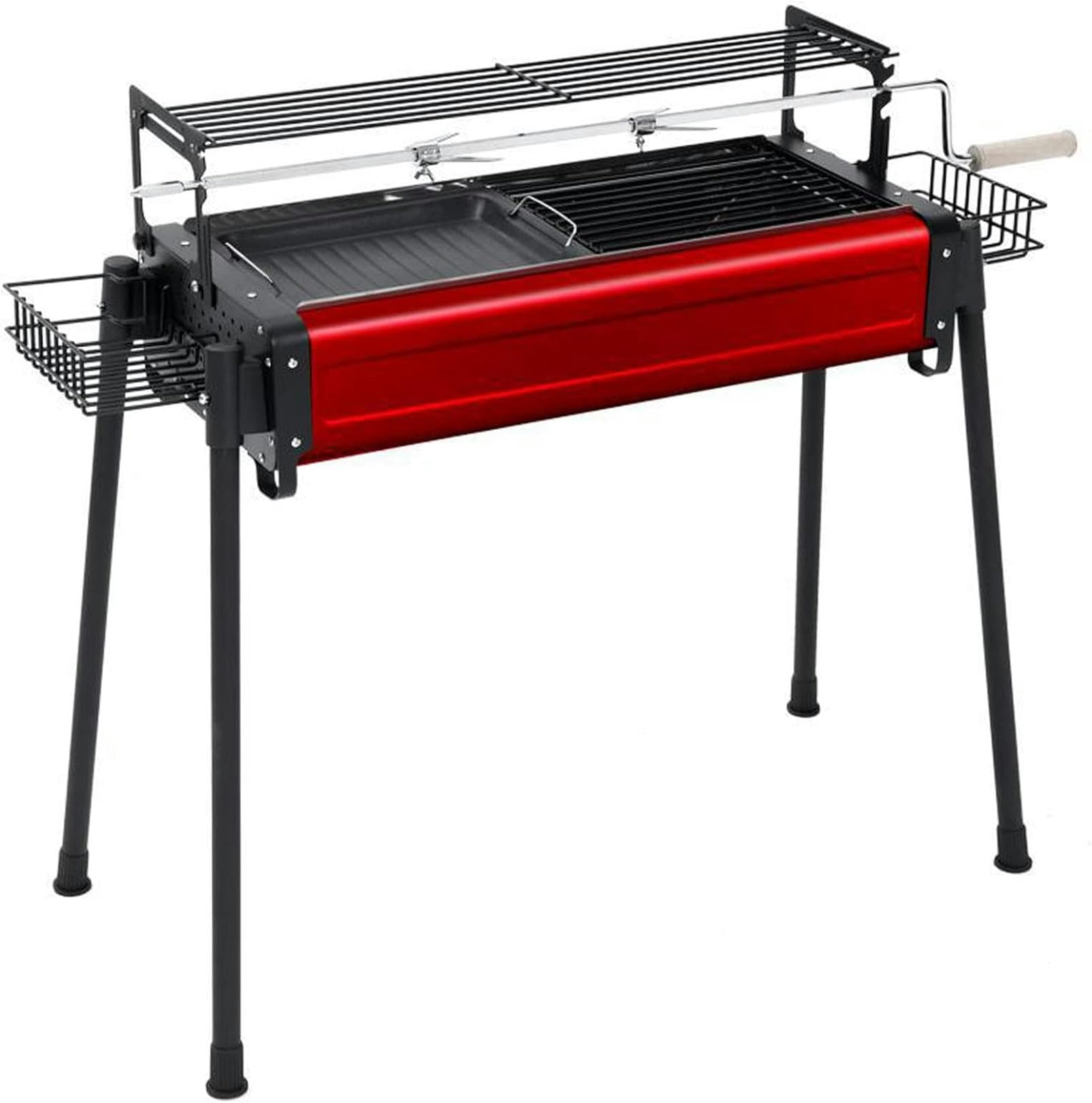 Piec do grillowania na węgiel drzewny Trwały grill podróżny Przenośny pionowy blat ogrodowy Grill na świeżym powietrzu Grill węglowy