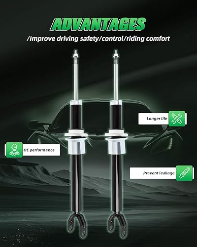 Miniatura 2 de SCITOO - Amortiguador delantero para Mercedes-Benz se adapta a 2003-2005 para Mercedes-Benz E320, 2006 para Mercedes-Benz E350 Amortiguadores 316950