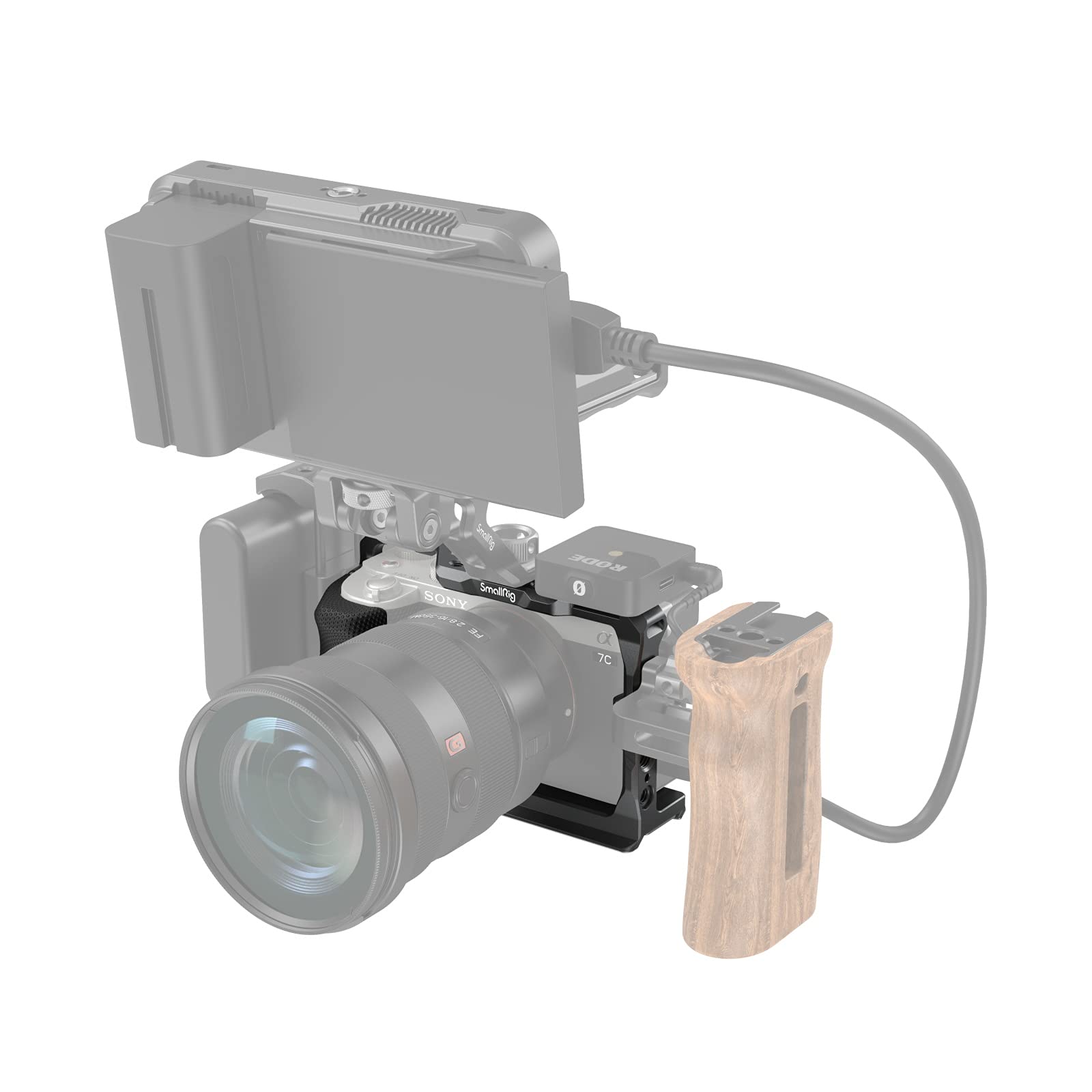 Amazon | SmallRig A7C専用のシリコンサイドハンドル付きケージ-3212 