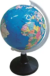 Globo Terrestre 10, 5cm Azul V.M.P., Multicor