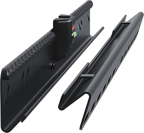 ECHOGEAR Soporte de TV sin taladro para paneles de yeso, diseño delgado sin pernos que soporta televisores de hasta 100 libras con clavos, fácil de