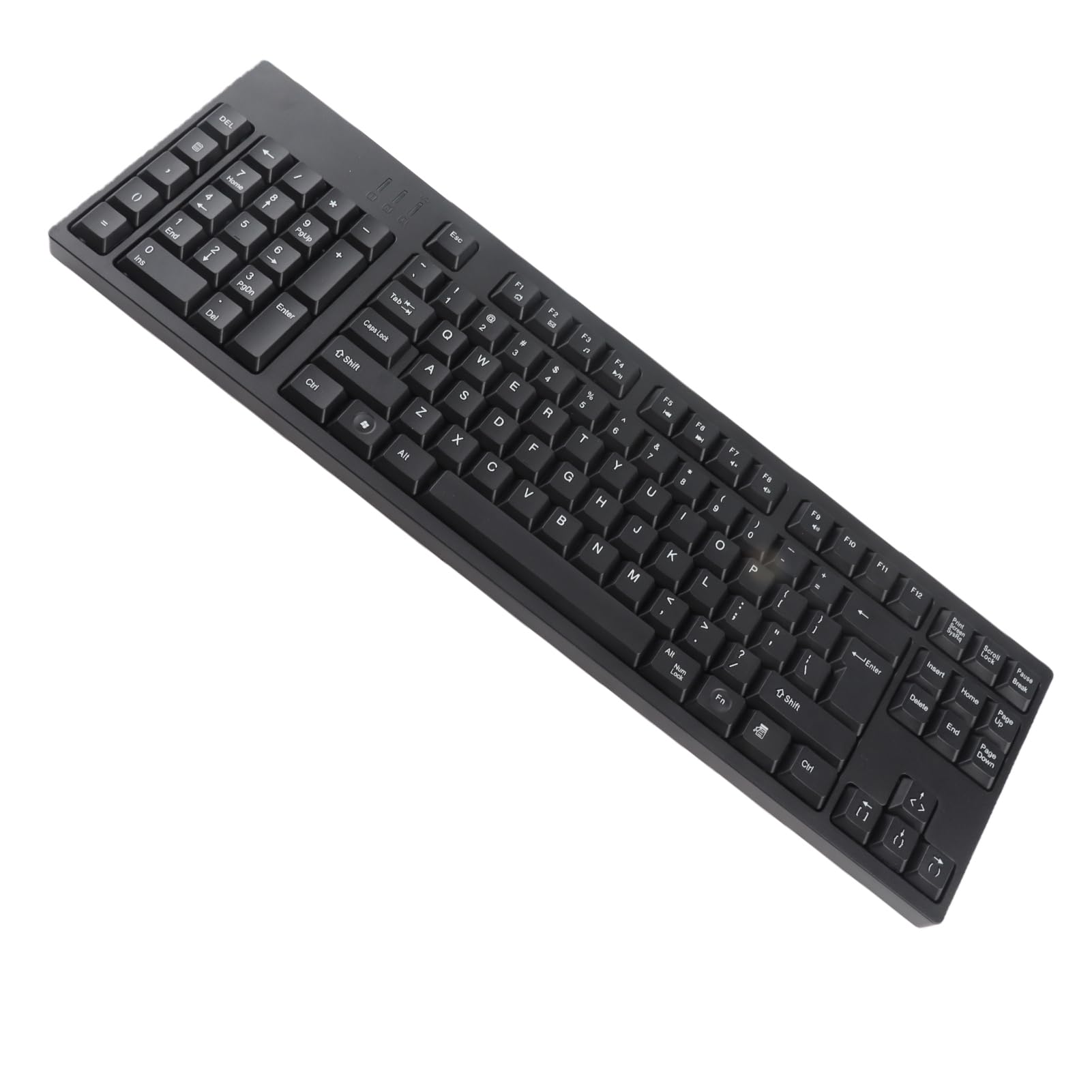 Annadue Teclado para Zurdos 109 Teclas Tipo C Diseño Ergonómico Teclado de Oficina Plug and Play para Diseñador de Contabilidad Empresarial, en Inglés con Diseño de EE. UU.