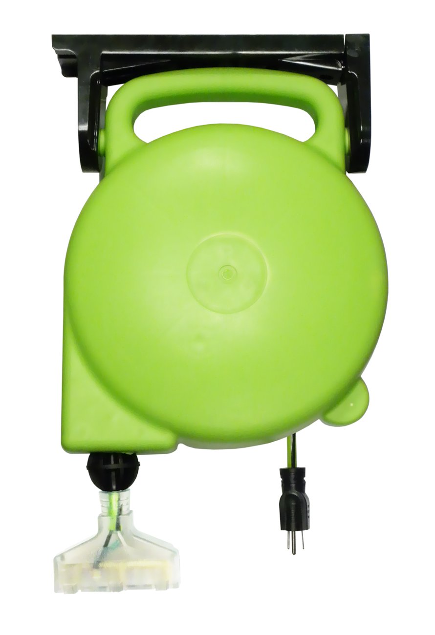 Woods E316 Ext Reel, 45-Foot Cord, Green, Ft