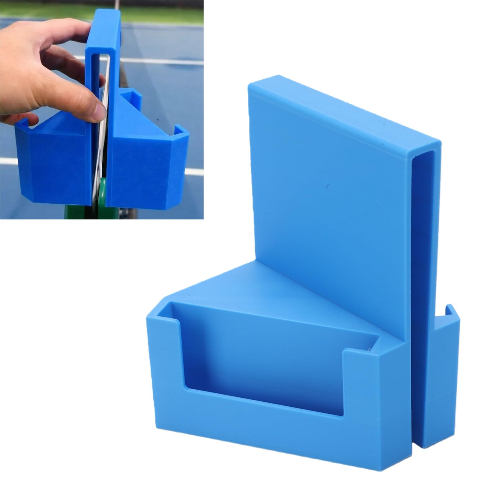 Fockety Supporto per Telecamera da Tennis per Recinzione, Supporto per Telefono per Padel, Pickleball, a Clip Sicuro per Rete, Accessori da Tennis per Analisi delle Parti