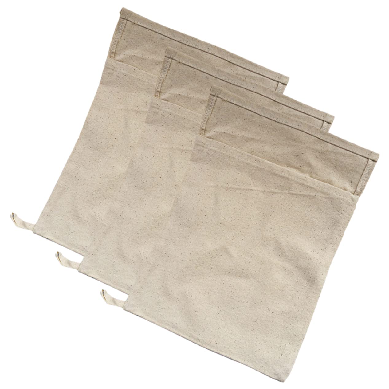 KICHOUSE Bar Accessory Kit 3 Cotton Ice Bags for Crushed Ice Leakproof Washable