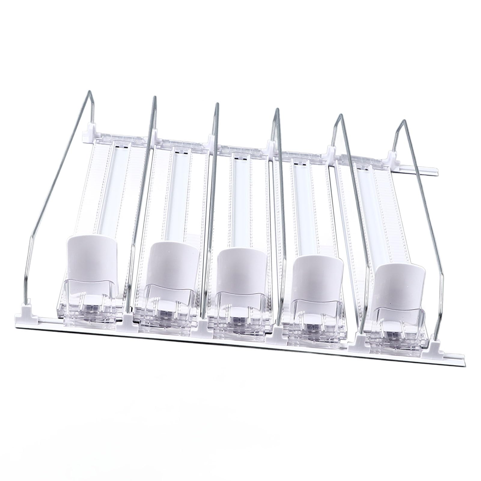 Dispensador de Bebidas Autoempujable para Refrigerador, Ajustable, para Lata de Cerveza, Organizador de Latas de Refresco para Nevera (5PCS)