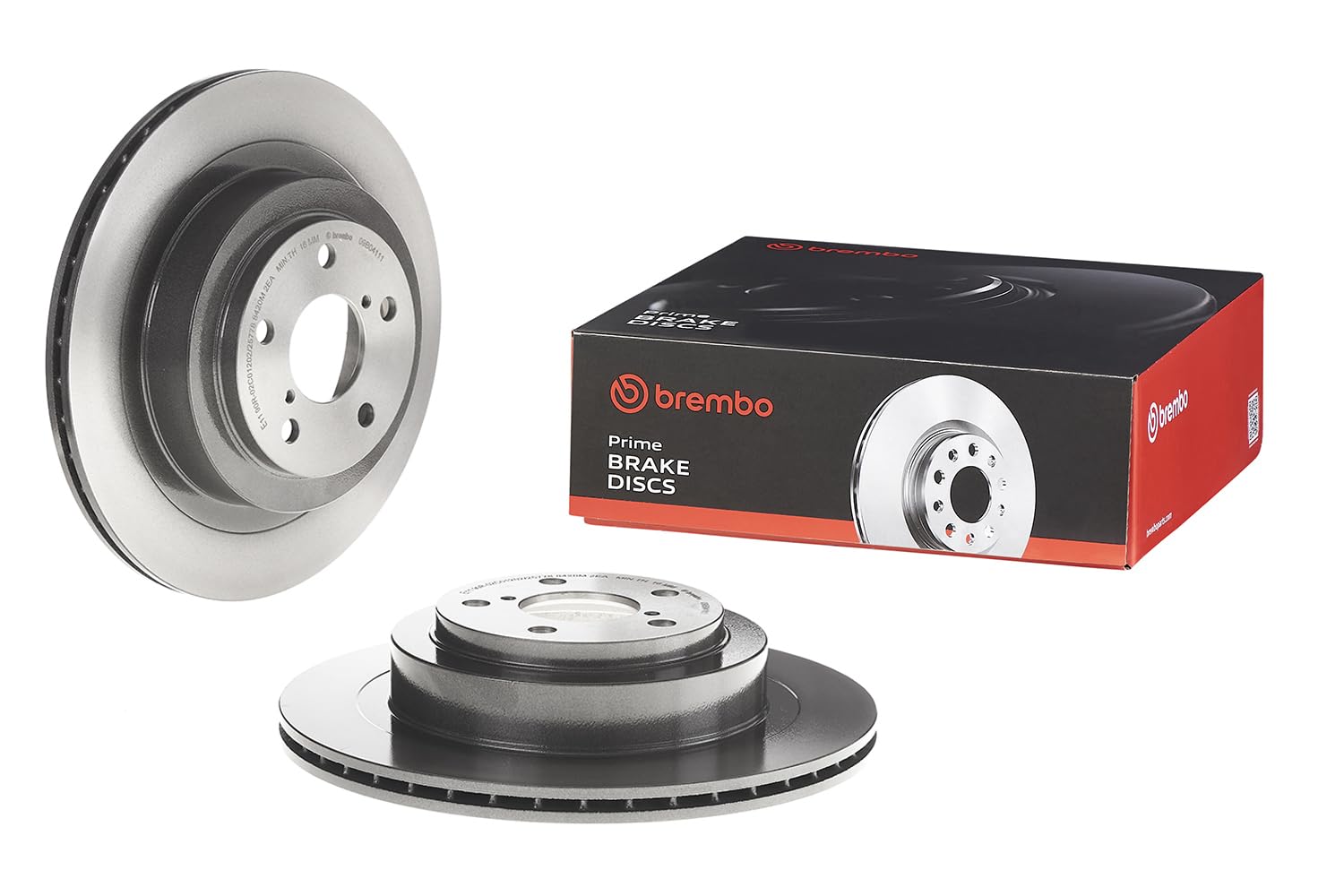 brembo 09.b041.11 uv coated vented rear brake rotor subaru oe# 26700ae080