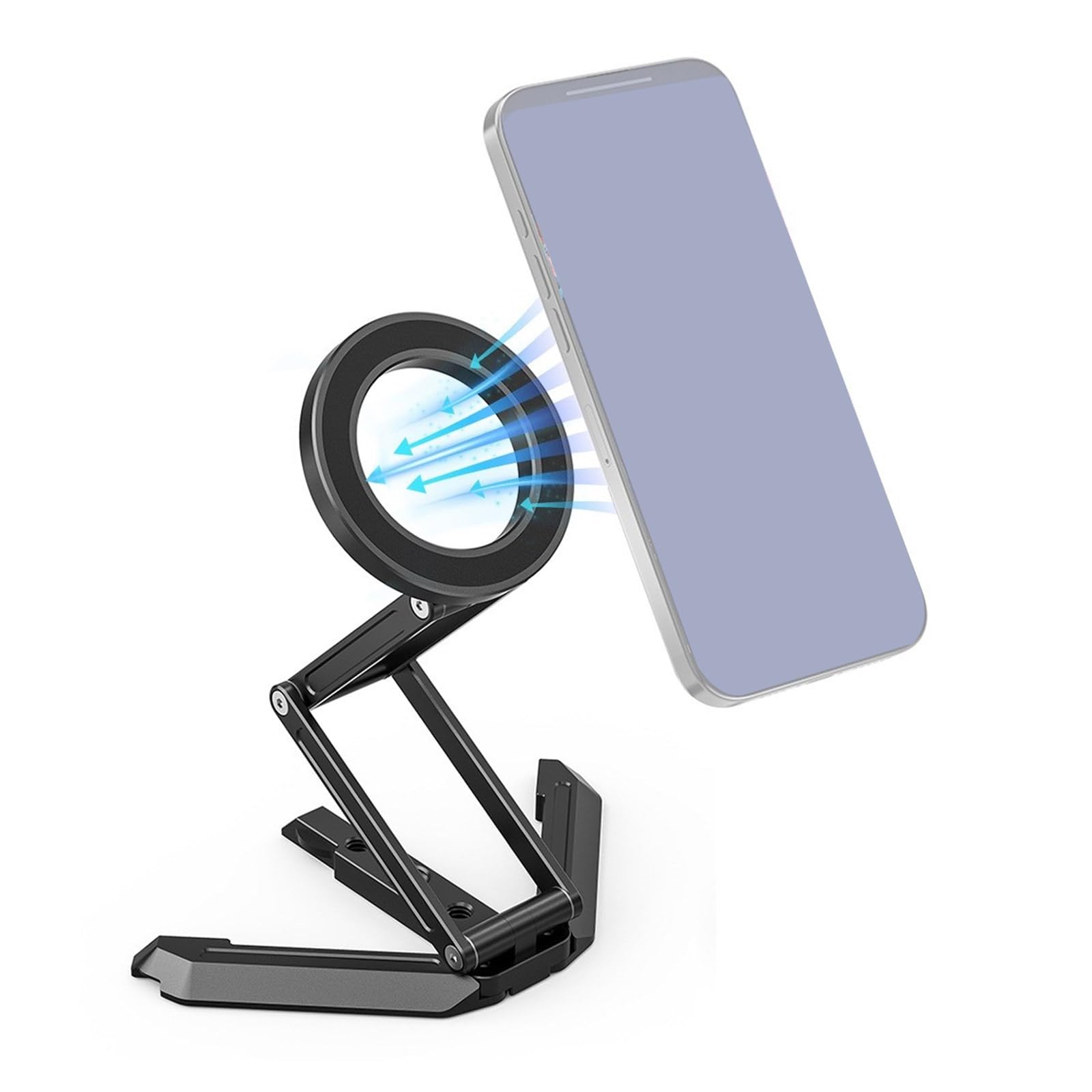 Supporto per smartphone pieghevole con staffa in alluminio per 16