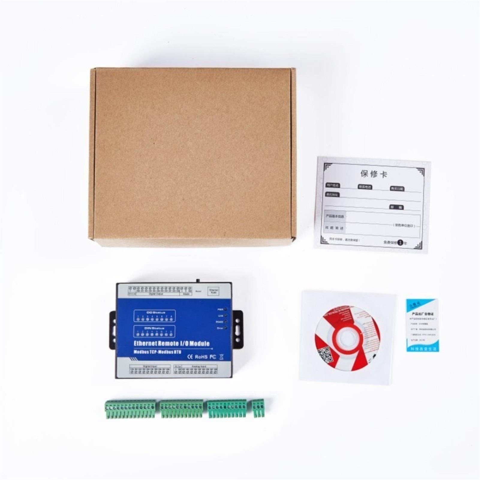 YJYGR TCP Ethernet 8 Channel Data Acquisition IO Module, M320T,for Home Automation