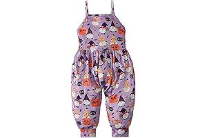 Toddler Baby Girls' Halloween Jumpsuit Rompers in k121 with Pocket