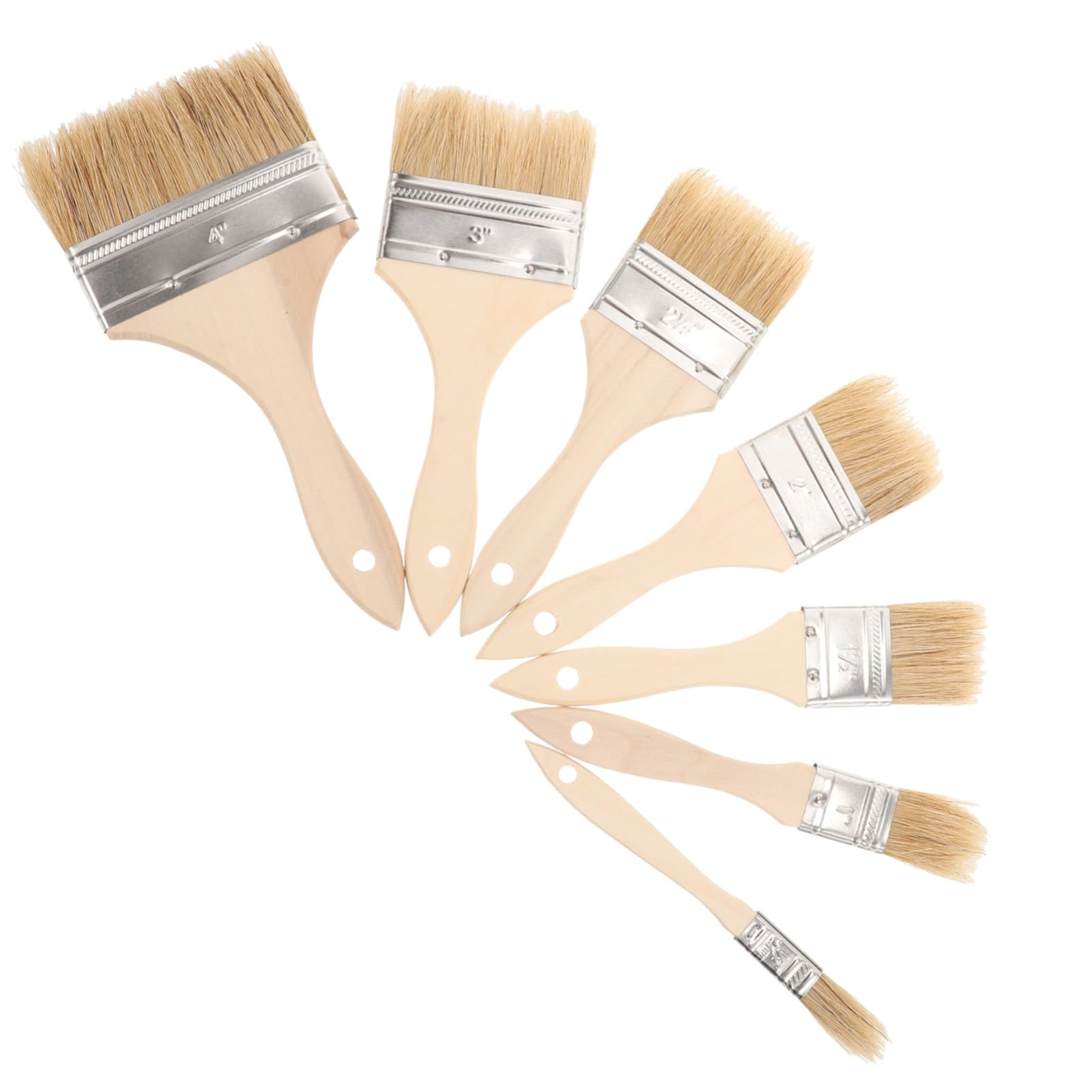 Uonlytech 35piezas Pinceles De Pintura Acuarela y Acrílica De Mangos De para Artistas y Aficionados Pinceles De Pelo Natural para Aplicaciones Precisos Pintura Al Óleo y Acuarela