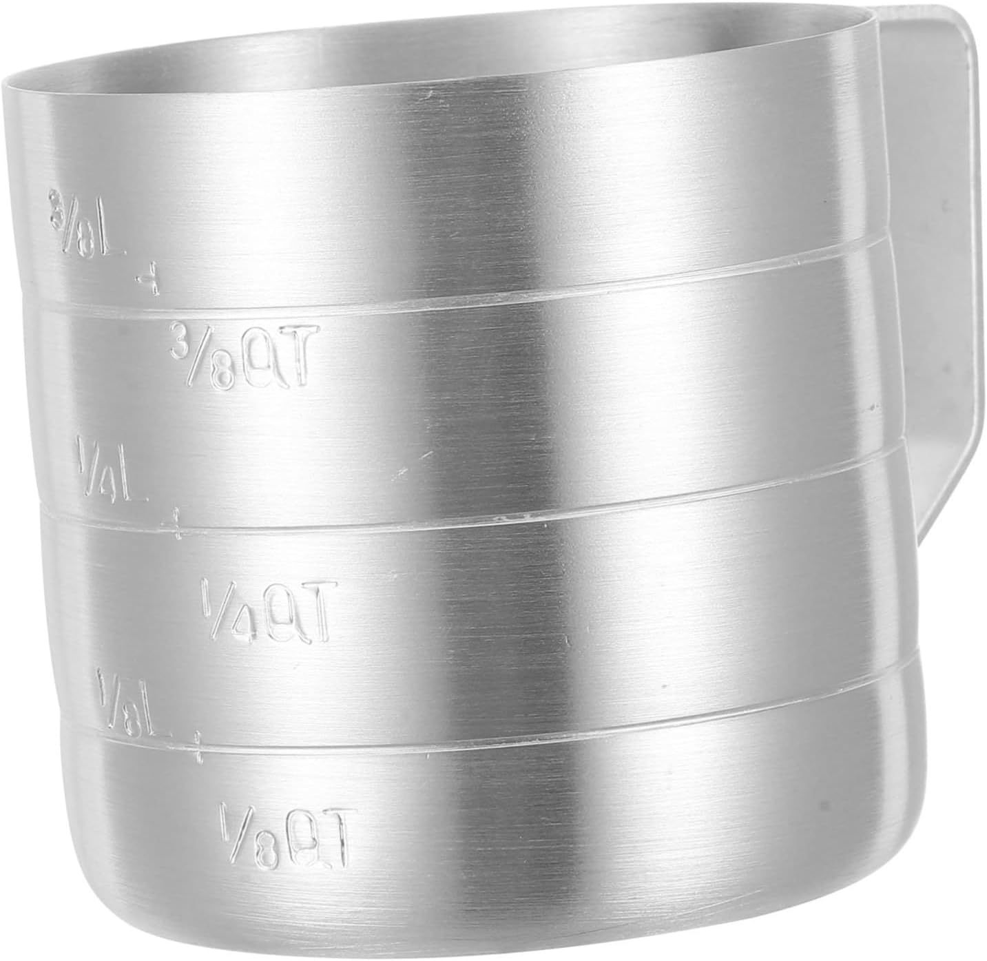 4pcs Aluminum Measuring Cup Scale Graduated Cup for Household Baking and Cooking Sturdy and Wear-resistant Kitchen Tool