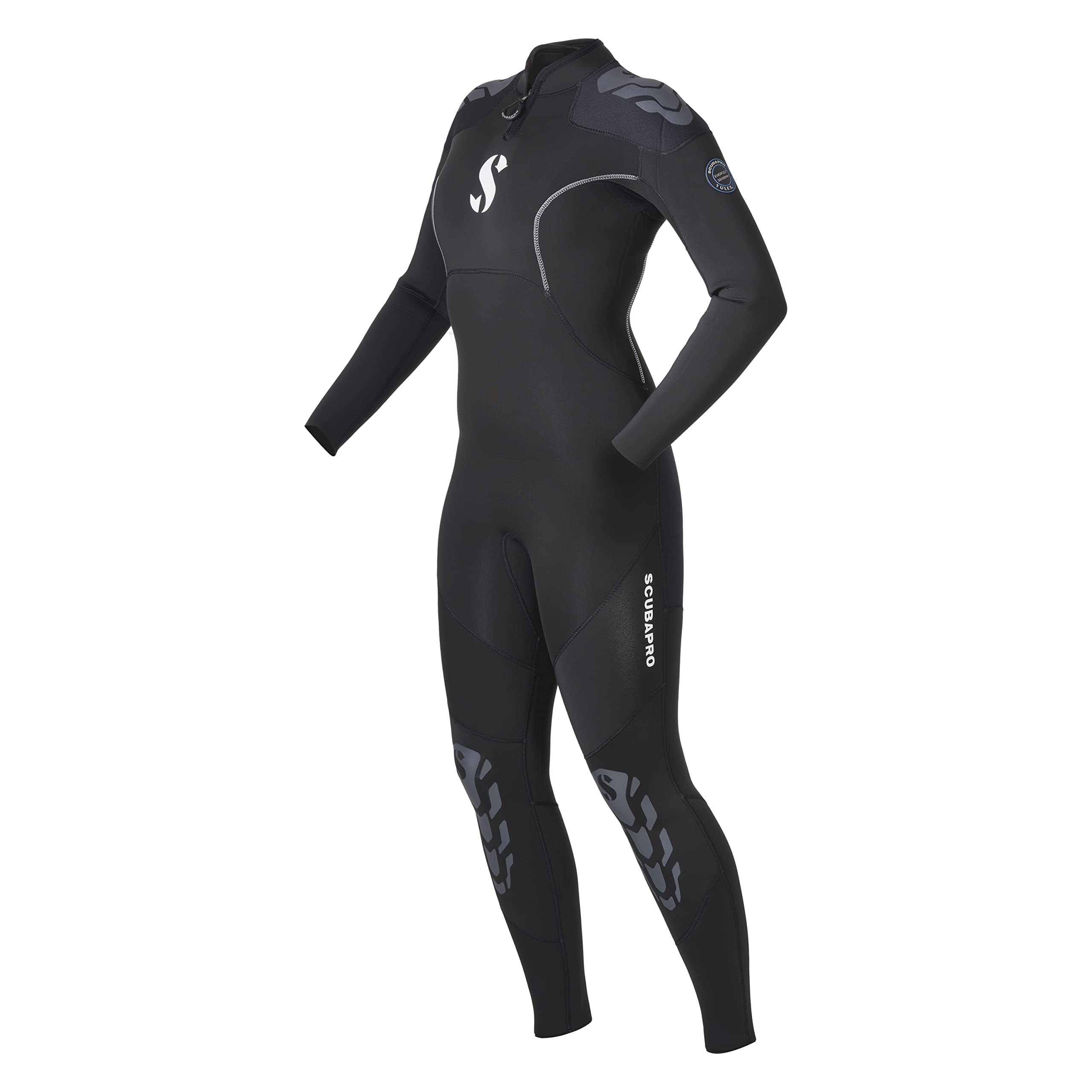 SCUBAPRO Everflex Yulex Women's Scuba Diving Wetsuit Steamer 3/2mm with Diamond Span Inner Fleece Lining and Vertical Back Zip, Made from Plant-Based Foam, Large Short