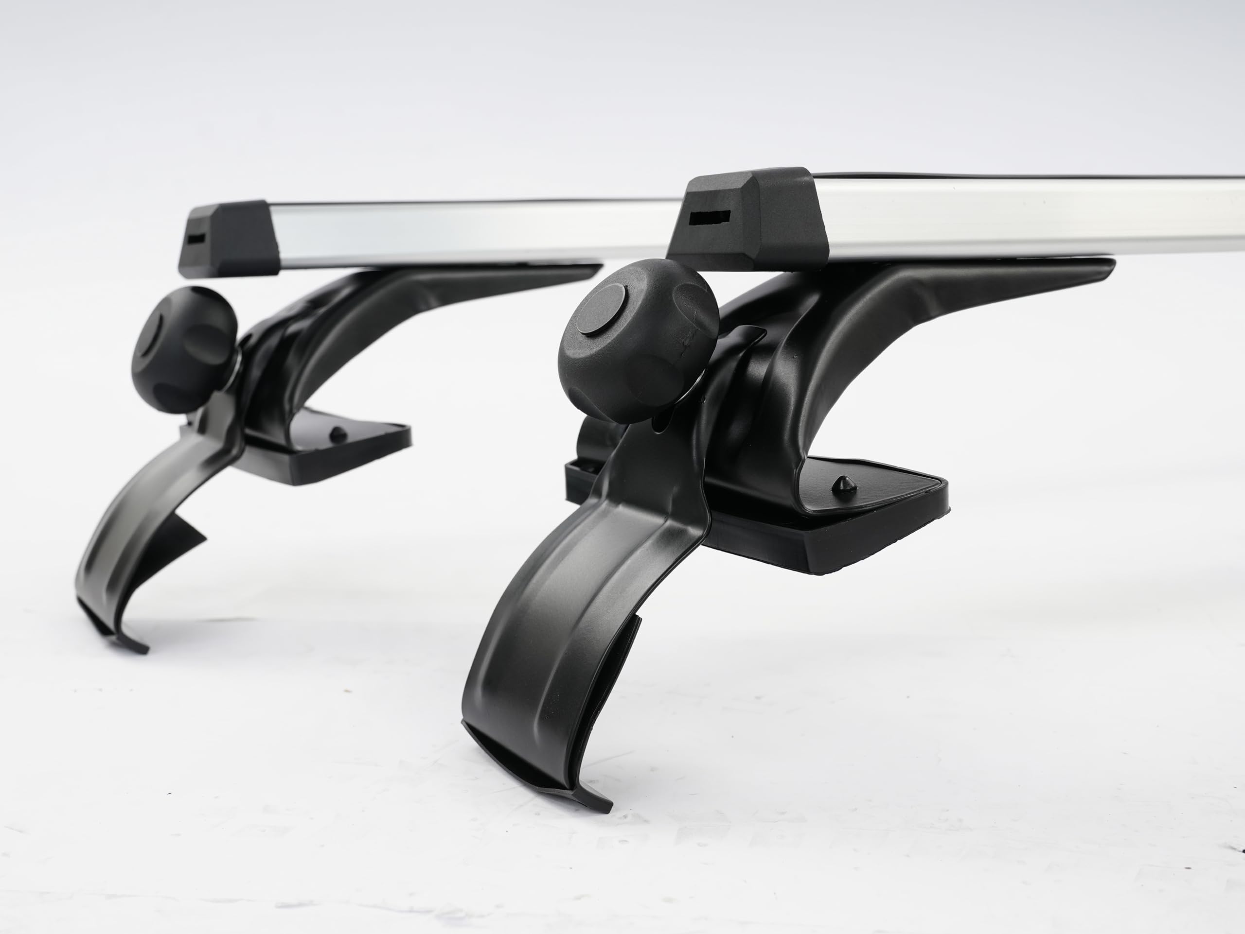 Barres de toit universelles - Capacité de charge 75 kg - Pour véhicules avec une largeur de toit de 122 à 130 cm - Barres de toit en alliage d'aluminium