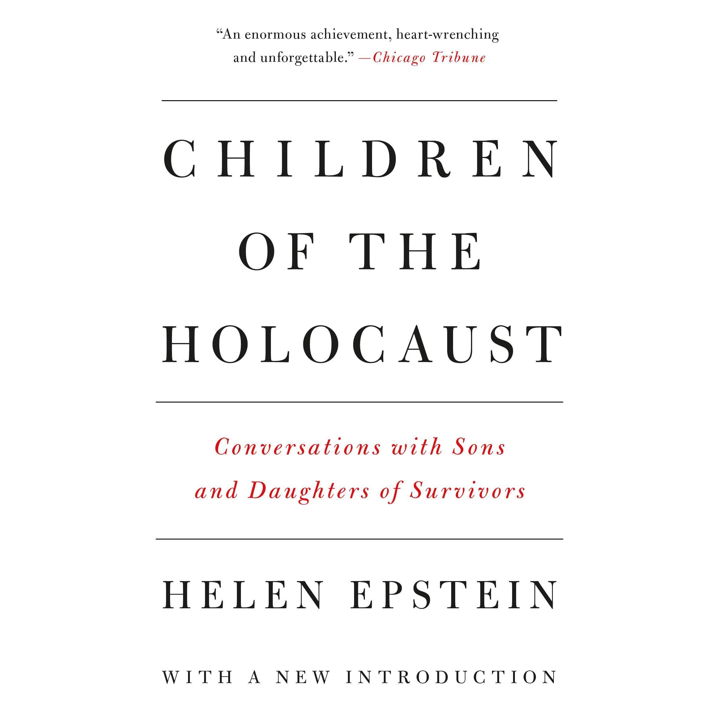 Cover art for Children of the Holocaust