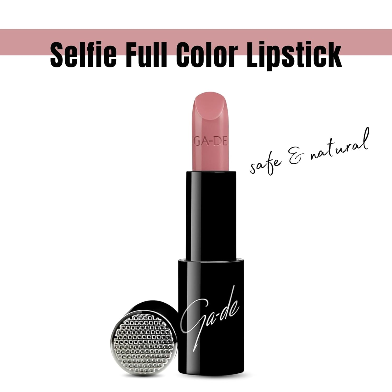 GA-DE Selfie Full Color Lipstick, 871 - Long Lasting High Pigment Lipstick with Argan Oil - Creamy Radiant Shine and Hydrating Benefits - 0.14 oz - Image 4