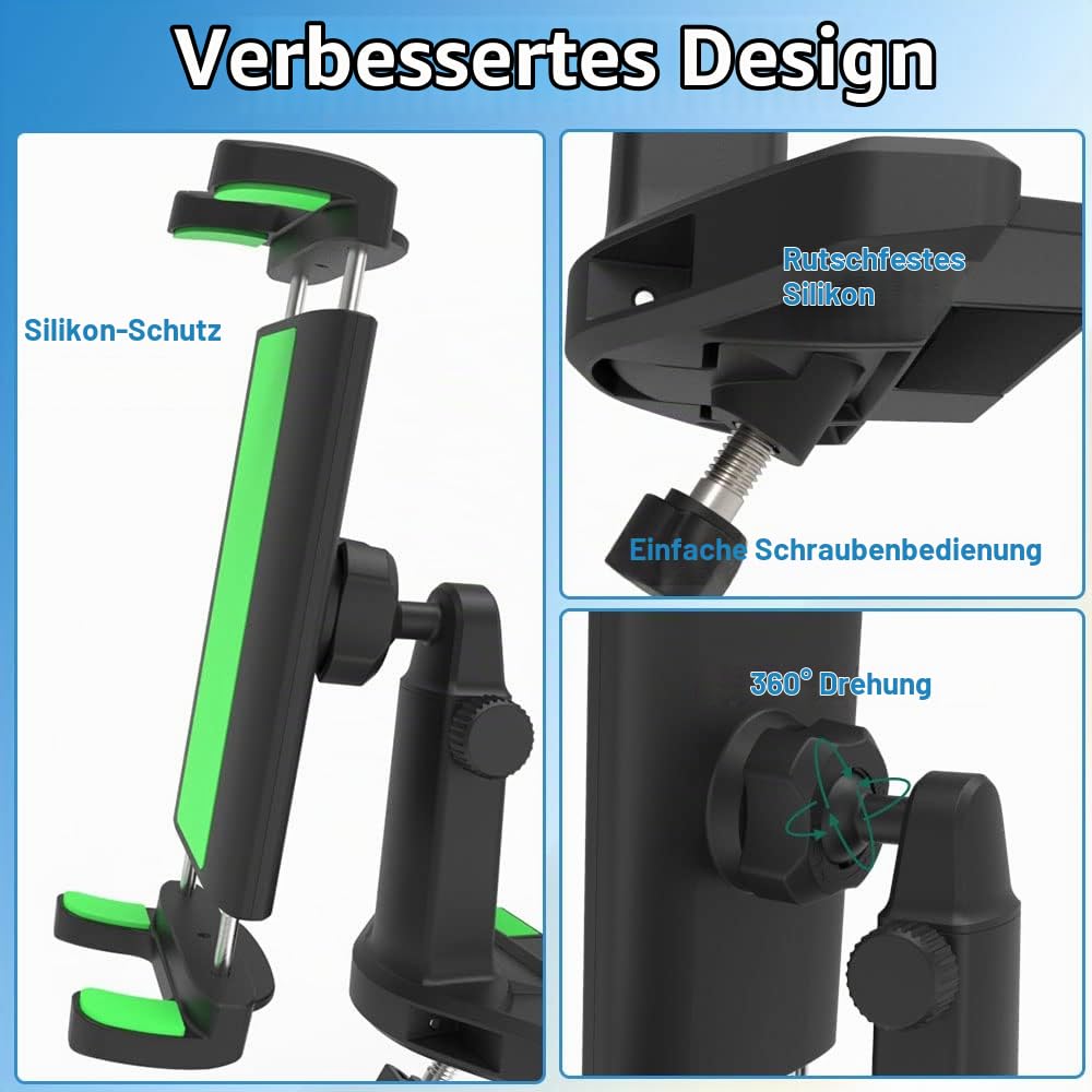 Auto Tablet Halterung CD Schlitz für 4'-13" iPad Smartphones, 360° Universal Tablethalterung, KFZ Vorne CD Schacht Halter für iPad Pro 12.9 10.5 9.7 Air Mini, Kindle Fire, iPhone