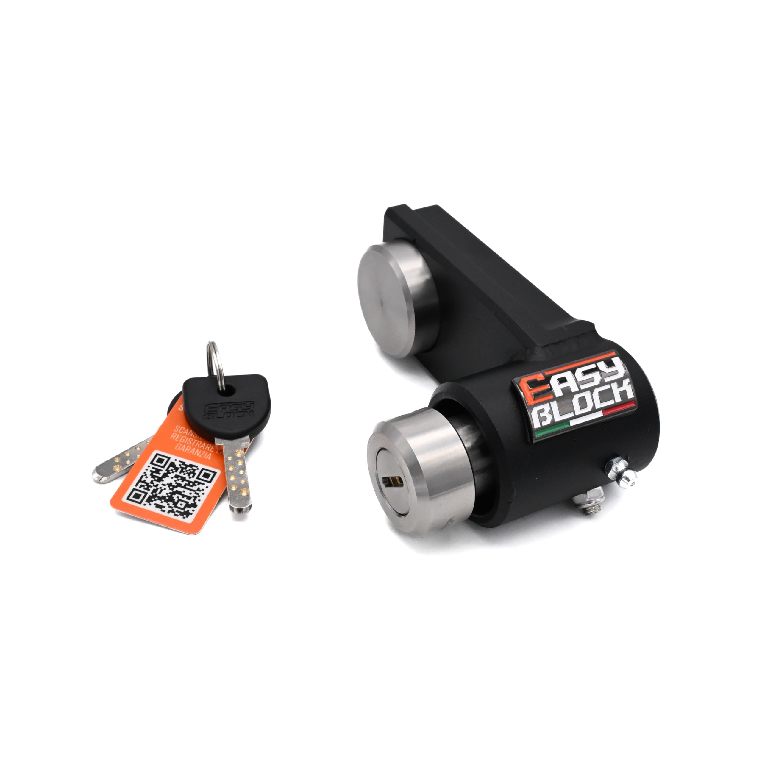 EASYBLOCK Antifurto Moto Compatibile con Yamaha MT‑09 Antifurto Blocca Ruota Blocca Disco Lucchetto Protezione Installato su Moto E Scooter