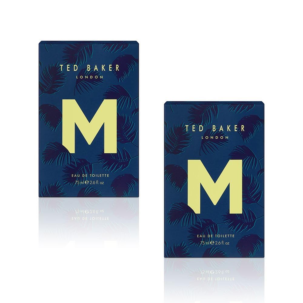 M EDT Duo Pack, Unique Notes of Tonka Bean and Sensual Musk with a Rich Woody Base, Mark of Distinction, Man Eau de Toilette, 2 x 2.54 fl oz