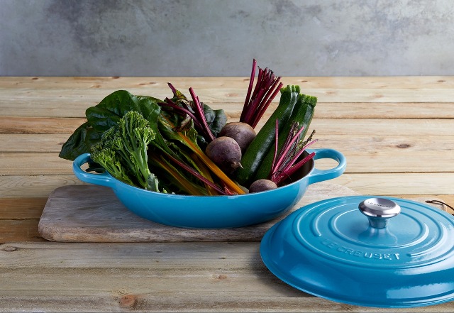 Le Creuset Caçarola Buffet 30cm Azul Marseille | Amazon.com.br