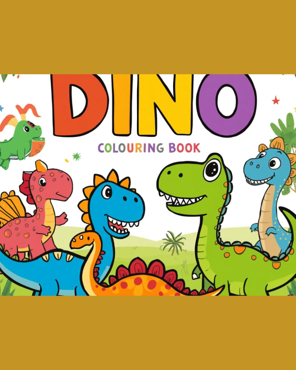 Dino: Colouring book