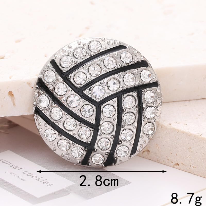 Image of Shiny Rhinestone Baseball Rugby Basketball Enamel Pin Creative Lapel Brooch for Women Men Sports Fans Jackets Backpack Hats Clothes Gift