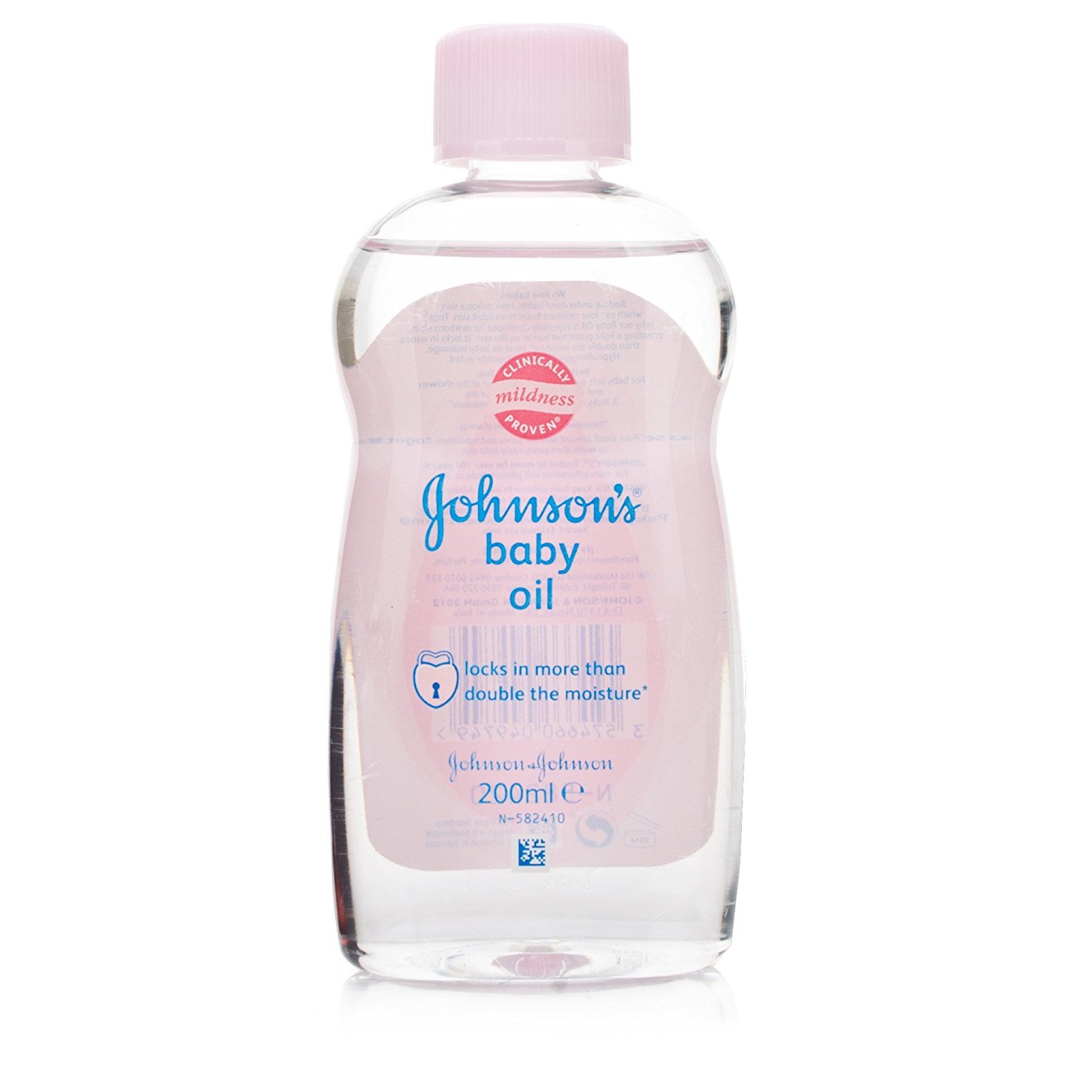 Johnson's Baby Unscented Oil, 200 ml, Pack of 6