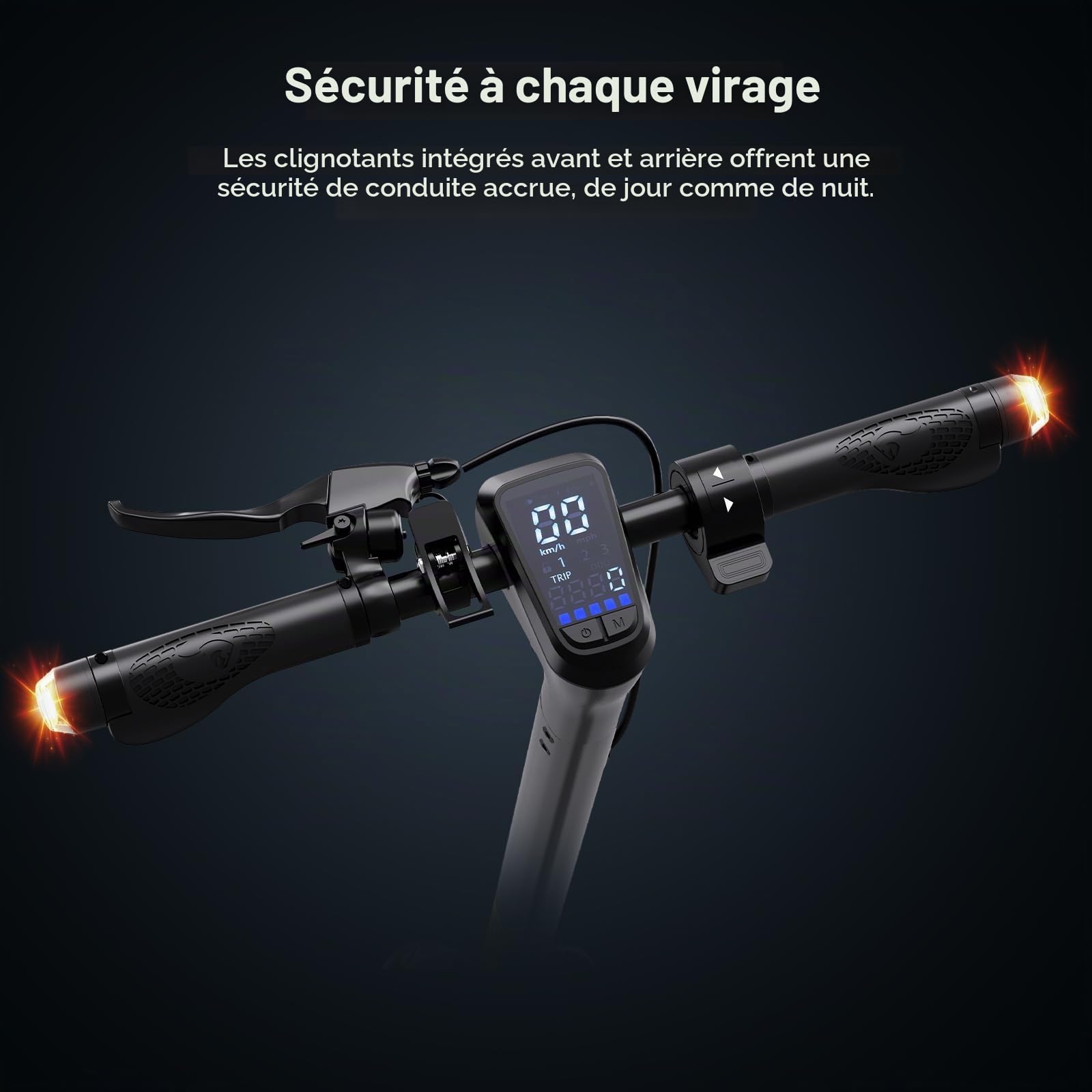 EVERCROSS Trottinette Électrique Adulte, 500W Scooter Électrique Pliable avec App, Jusqu’à 100-150 km d’Autonomie, 25 km/h, Pneus 10" Anti-Crevaison, Double Suspension, Écran LED