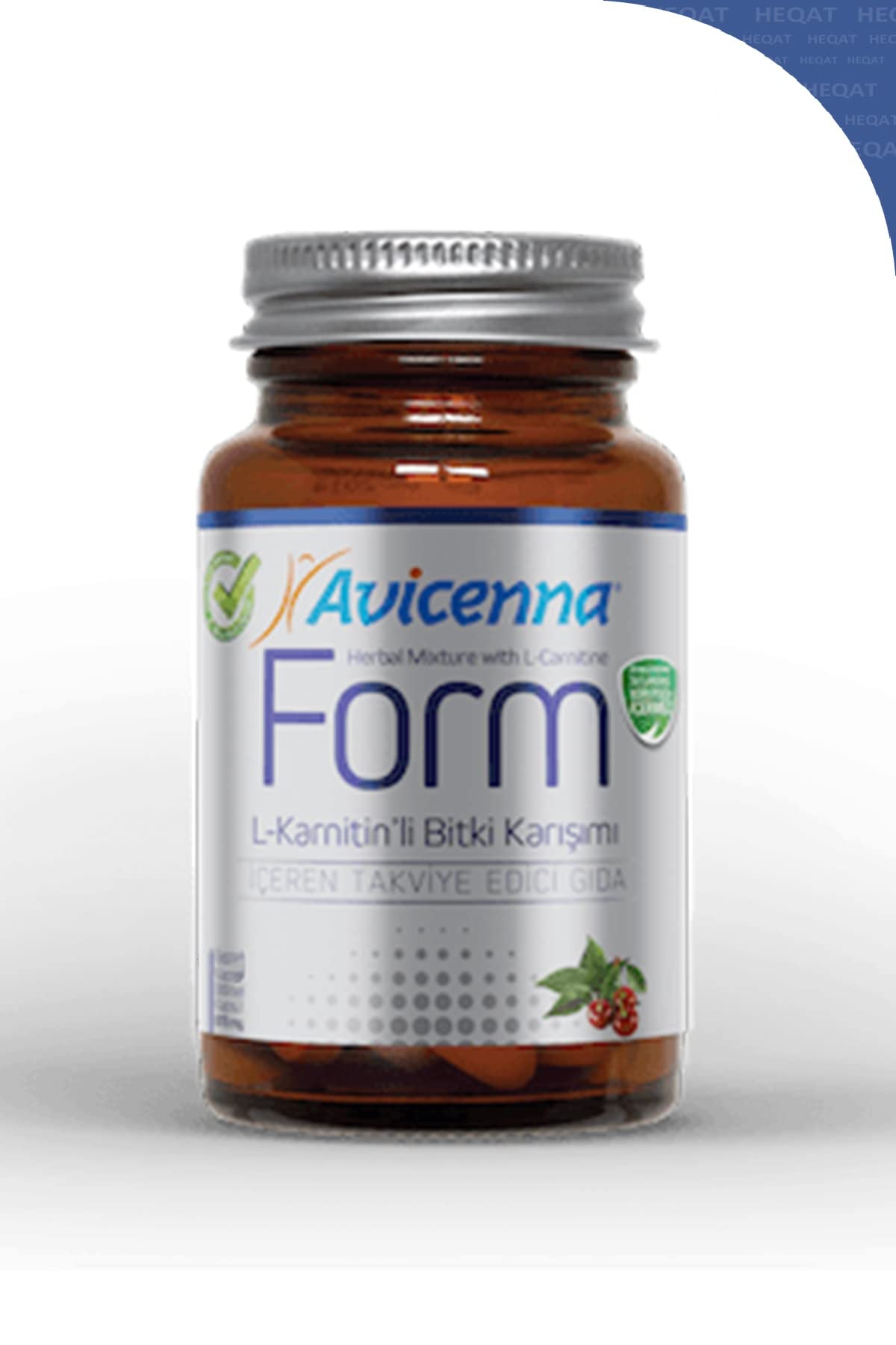 Avicenna Form - L-Karnitin'li Bitki Karışımı İçeren Takviye Edici Gıda - 60 Bitkisel Kapsül - 8690088002670