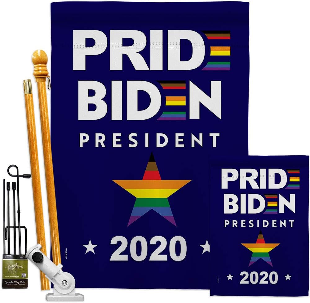 PA-H-170080-IP-P3 2020 Biden President Decoration Banner Small Yard Gift Double-Sided, Made in USA