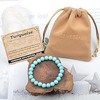 Vista 312 de MASSIVE BEADS Pulsera elástica de yoga hecha a mano con piedra natural, cristal curativo, energía, regalos para adultos unisex de 0.157 in, 0.236