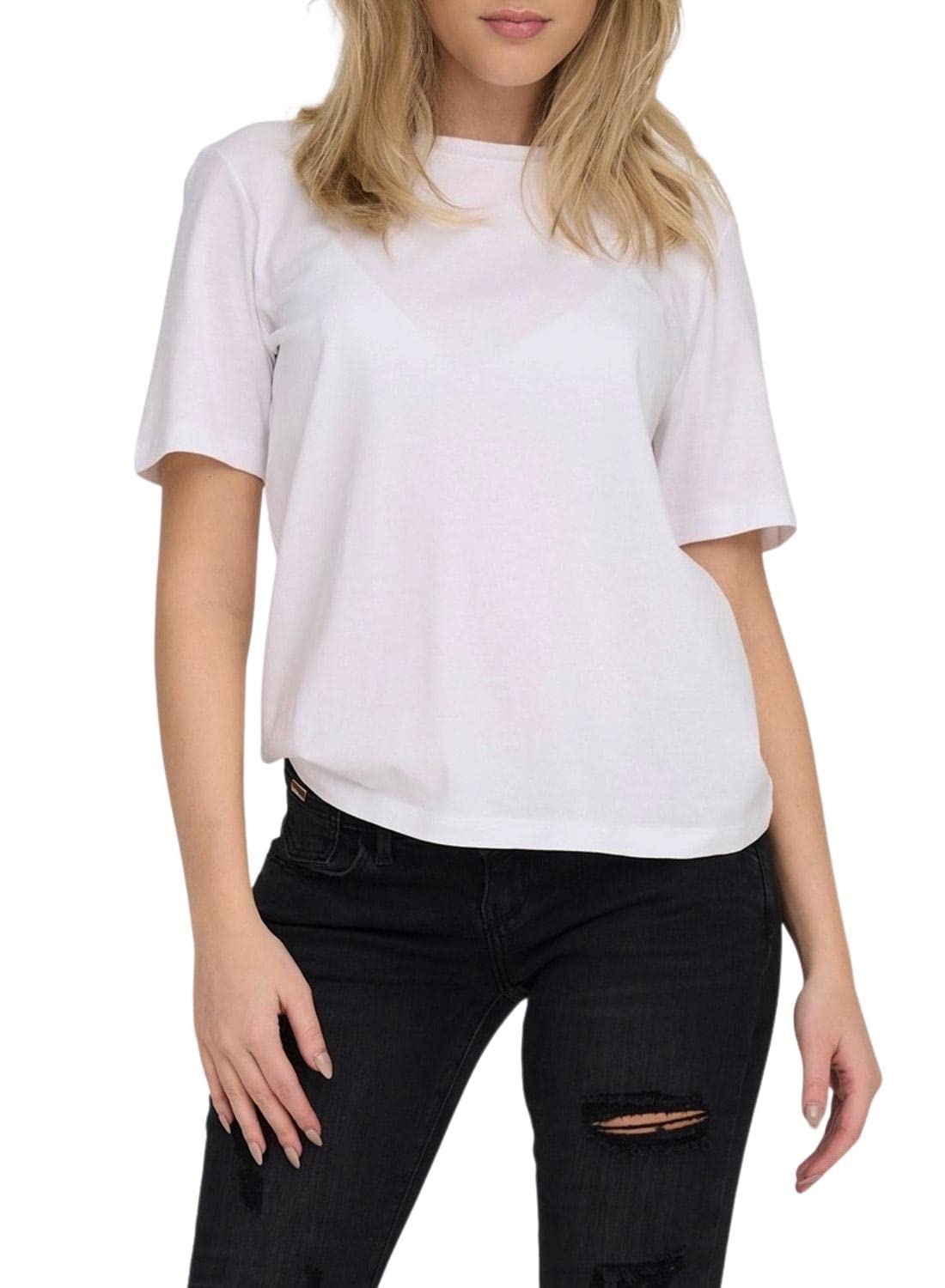 Only Onlonly S/S tee Jrs Noos-Camiseta de Manga Corta Mujer