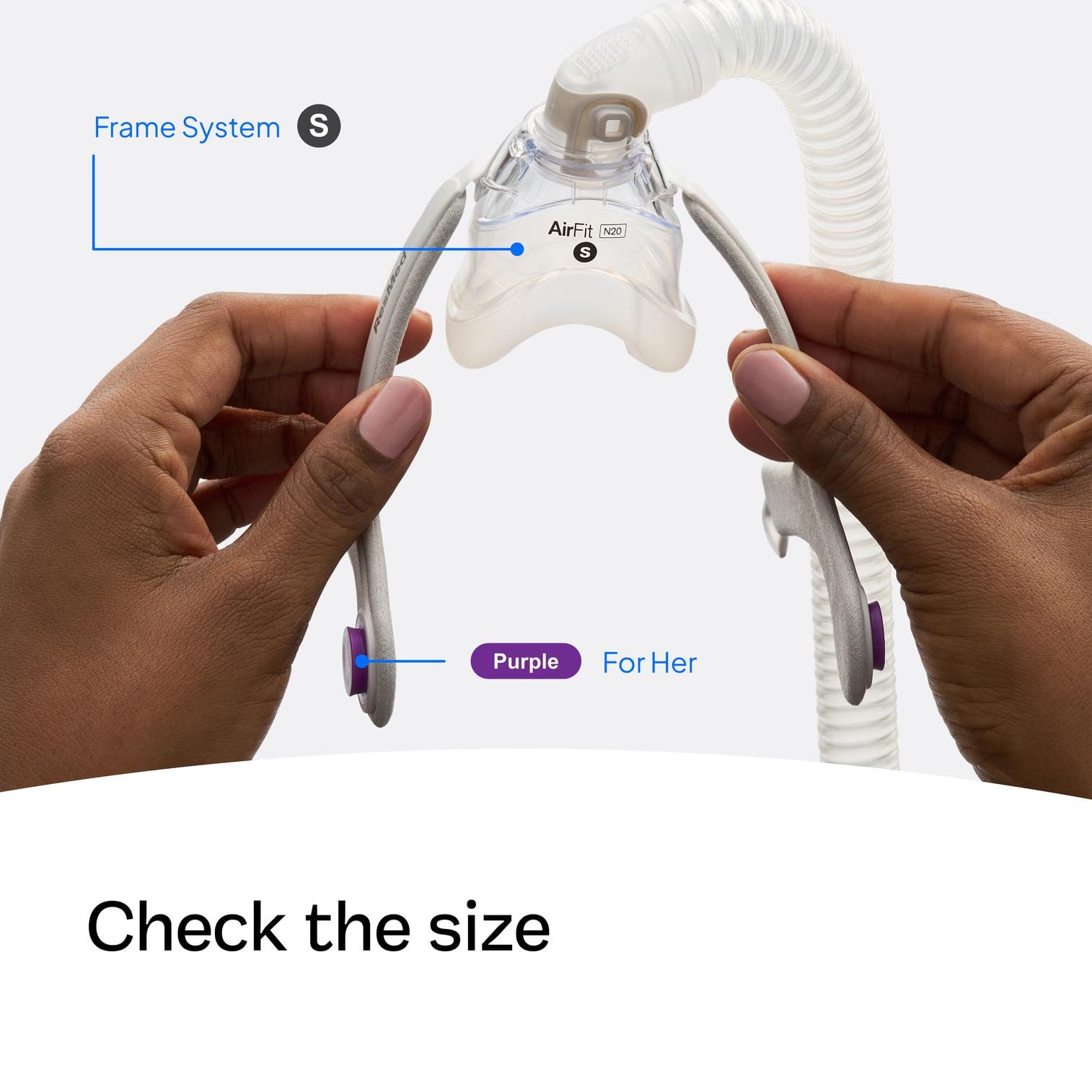 レスメド　Air Fit N20 ミディアム 睡眠時無呼吸症候群や人工呼吸器治療のためのAirFit N20 マスク