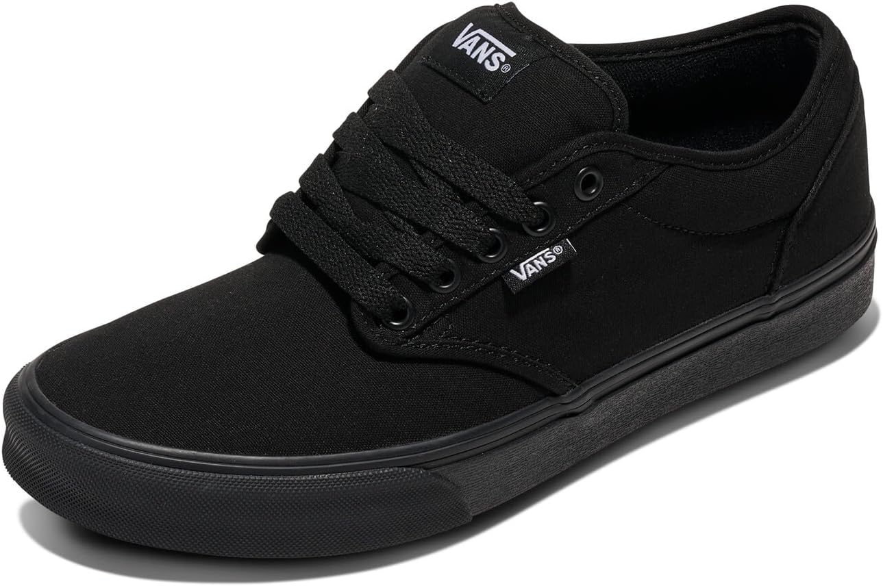 Vans Men's Atwood Canvas Trainers, Black/Black, 7 UK