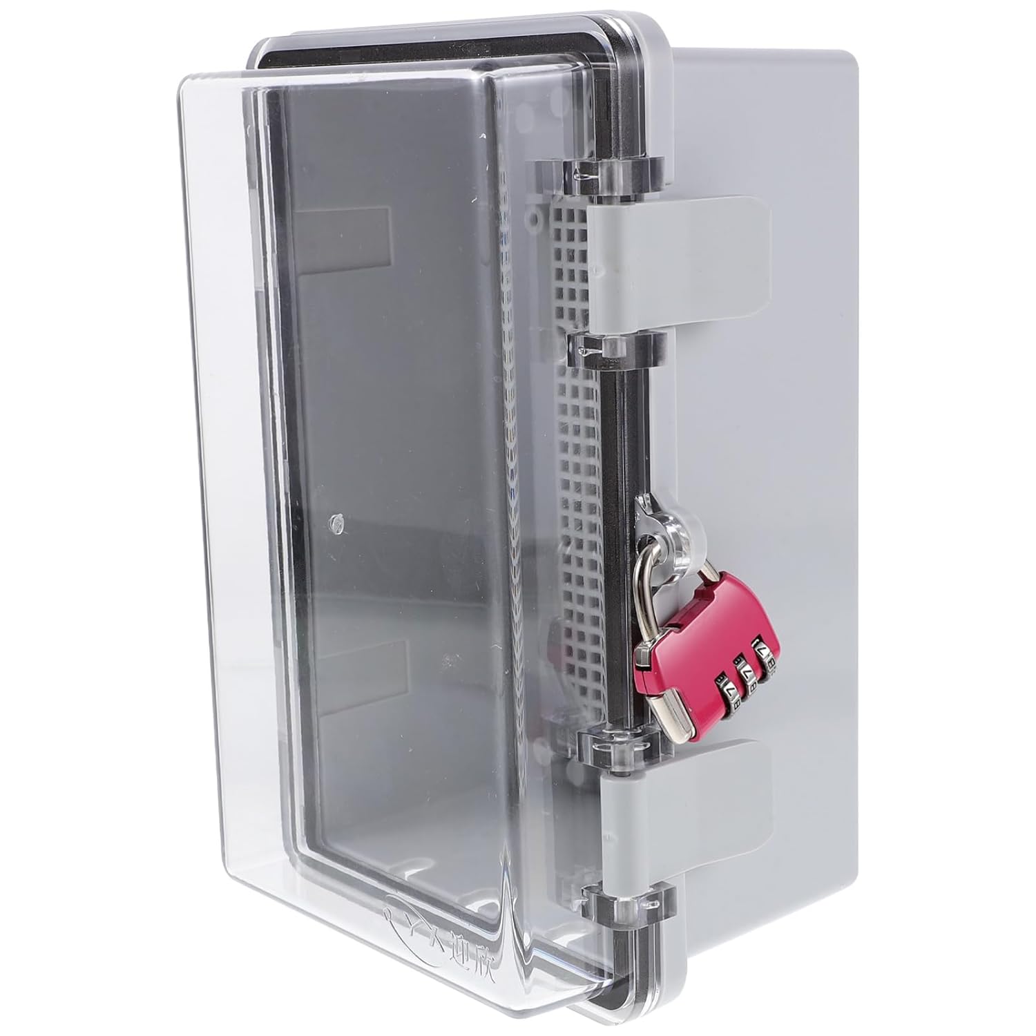 Homoyoyo Waterproof Box Protector Enclosure Extension Waterproof Electrical Boxes Outdoor Weatherproof Covers Outlet Cover Protection Socket Electric Lock Rainproof Cover Abs Transparent