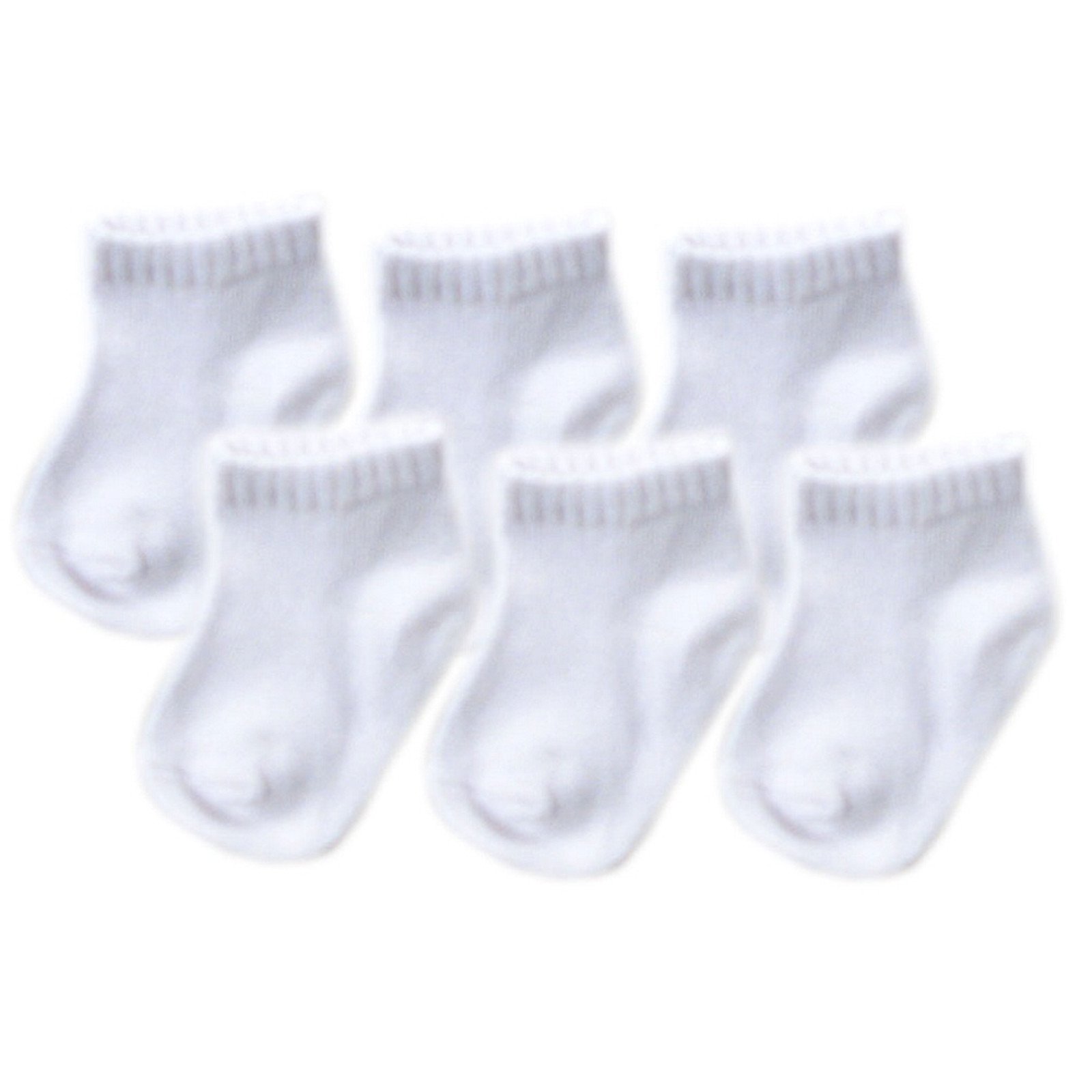 Luvable Friends Damen Baby No Show Socken, 6er-Pack