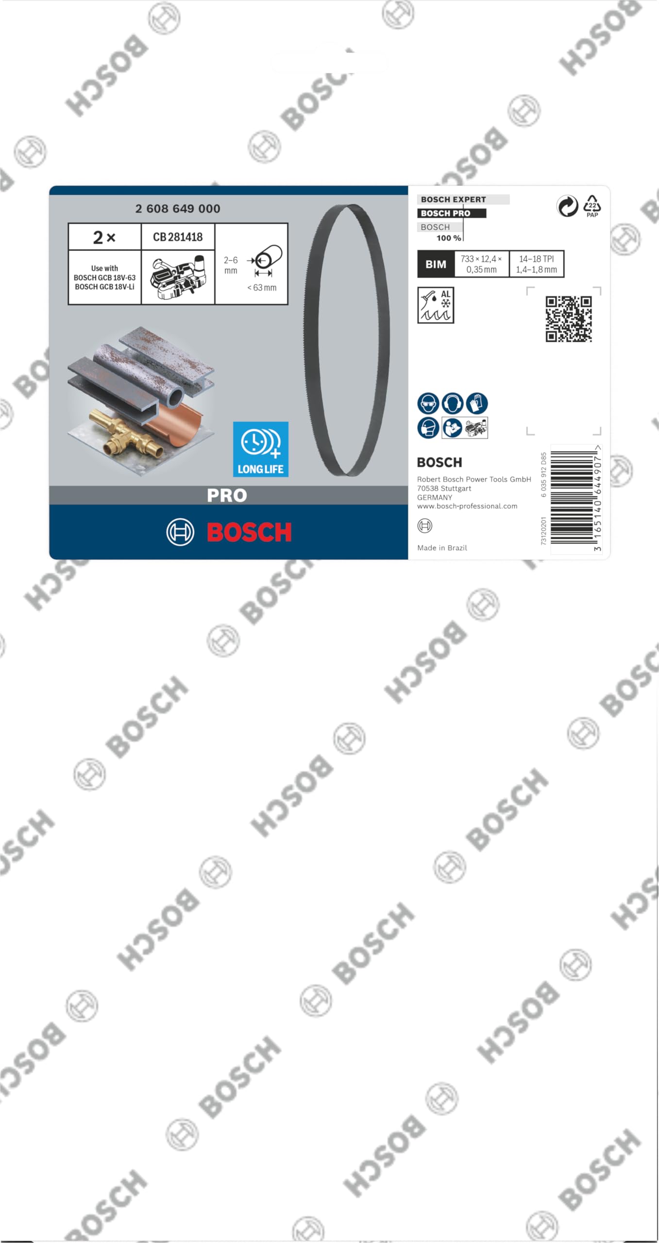 Amazon | BOSCH(ボッシュ) バンドソー替刃(山数:18・2枚入