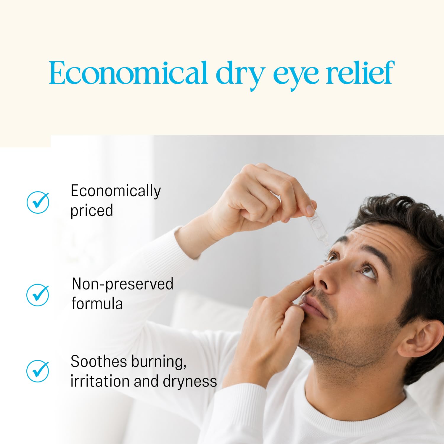Retaine CMC Preservative-Free Artificial Tears for Long-Lasting Relief of Dry Eyes – Carboxymethylcellulose Sodium 0.5% - 30 Sterile Single-Dose Containers — Amazon image 6