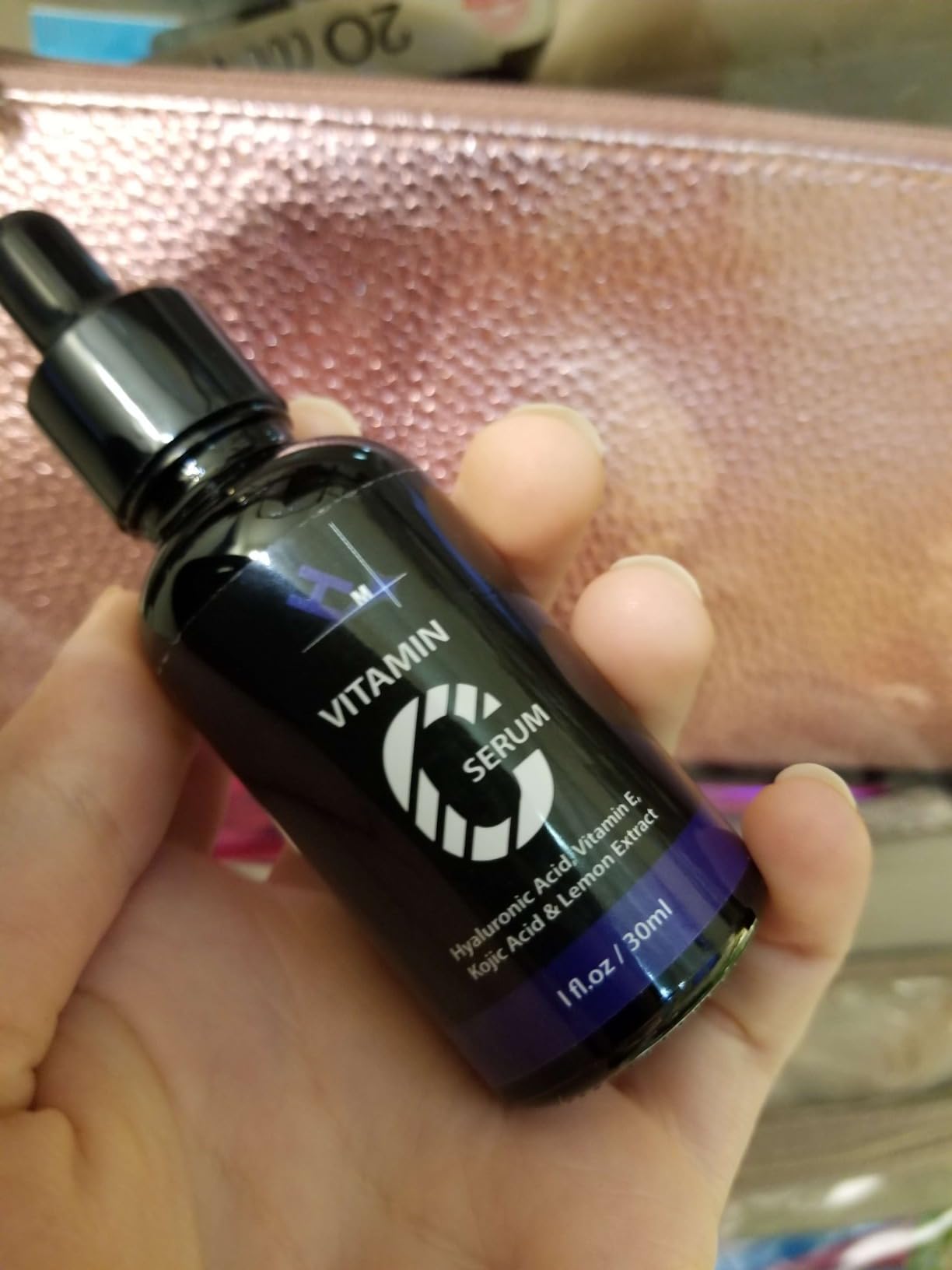 Habeeb Malik HM Vitamin C Serum with Hyaluronic Acid, Vitamin E & 1 percent Kojic Acid | Anti-Aging & Brightening | Reduces Wrinkles & Enhances Skin Radiance