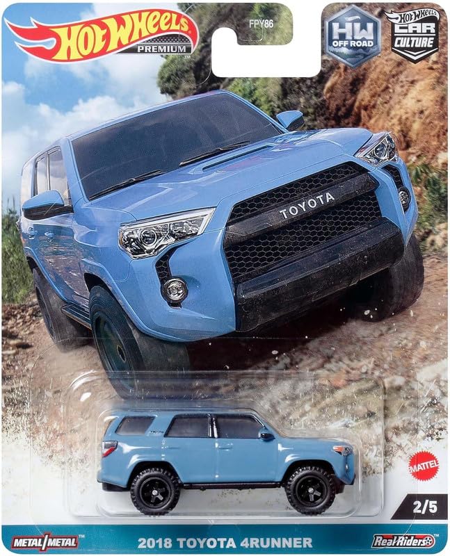 Hot Wheels Toyota 4Runner TRD Pro カスタム Hot Wheels Premium HW Off Road 2018 Toyota 4 Runner for 3 Years