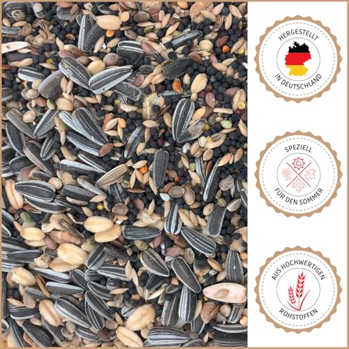 Supravit Freilandfutter für Vögel 25kg I energiereiches & proteinreiches Vogelfutter für Freilandvögel & Wildvögel I ideal zur Fütterung Aller freilebenden Vogel-Arten im Sommer geeignet
