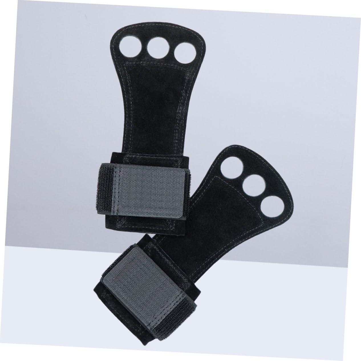 VANZACK 3 Paia Di Guanti Da Sollevamento Pesi in Pelle Guanti Da Allenamento Con Polso Imbottito Pesante Per Palestra Fitness Neri