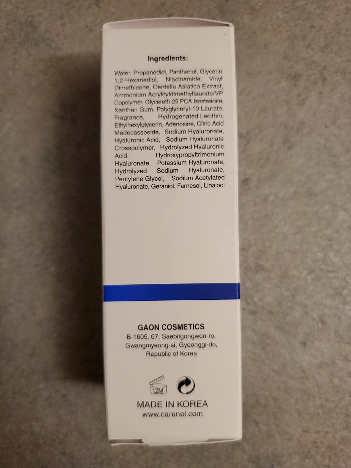 CARE:NEL Hyaluronic Acid Serum for Face Korean - Pure Centella Asiatica Extract Niacinamide for Acne Cica - B5 Panthenol 10% Elasticity Korean Skin Care Beauty Products 30ml/1fl.oz