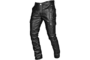 Men's Faux Leather Pants: Elevate Your Style with a Touch of Vintage Charm