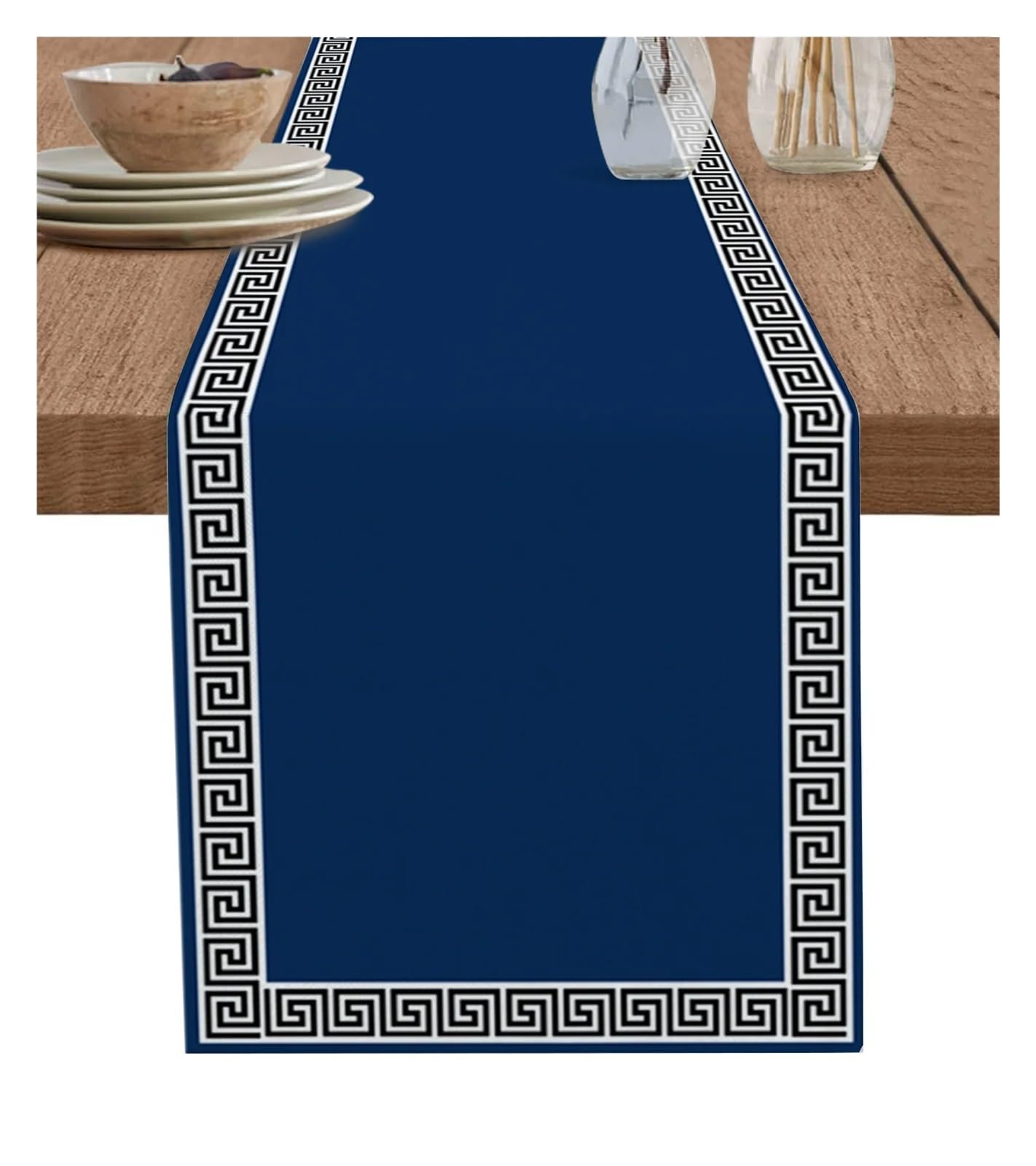 Table Runner Table Runner Simple Pattern Decoration Home Decor Dinner(WXF06615,33 x 274cm)